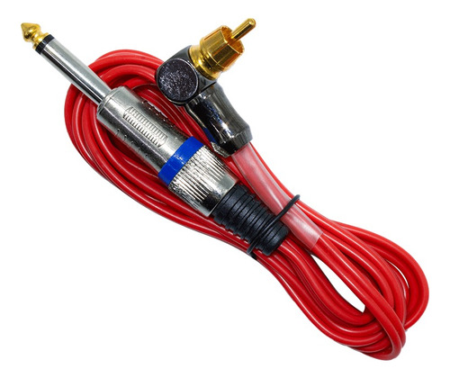 Cable Rca Para Máquina De Tatuar De Silicón Reforzado 90°