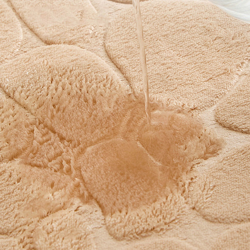 N Juego De 4 Alfombras De Baño De Espuma Viscoelástica,