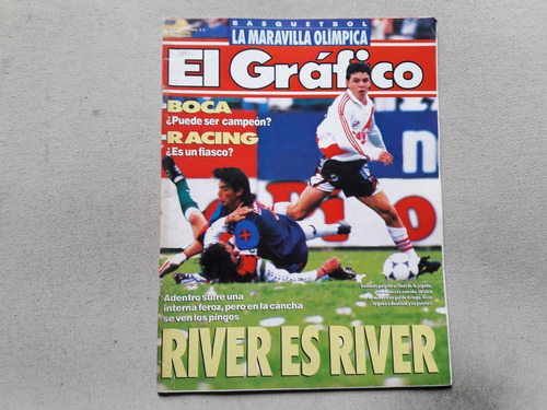 Revista El Gráfico Nº 3960 River Banfield - Boca Ferro Lanus