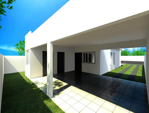 Projeto Arquitetônico Ec Casa 110m² 3quartos Lote 10x19