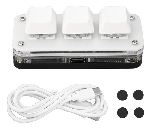 Teclado Usb Para Juegos De 3 Teclas, Mini Teclado Mecánico