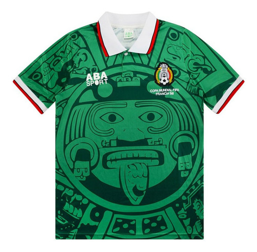 Camisa Retro: Mexico 1998 - ( Sob Encomenda )