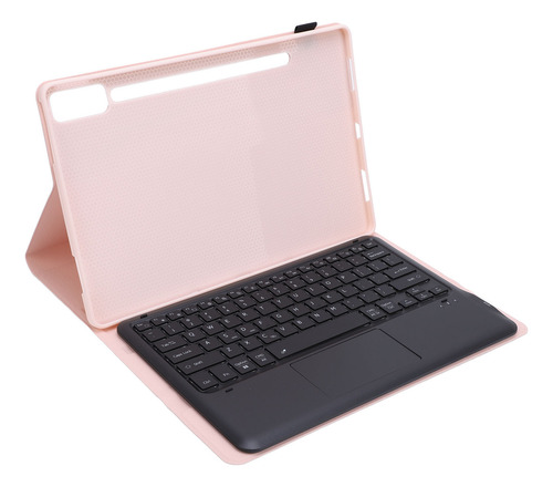 Capa De Teclado Rosa Para Tablet Trackpad, Porta-canetas, Fi
