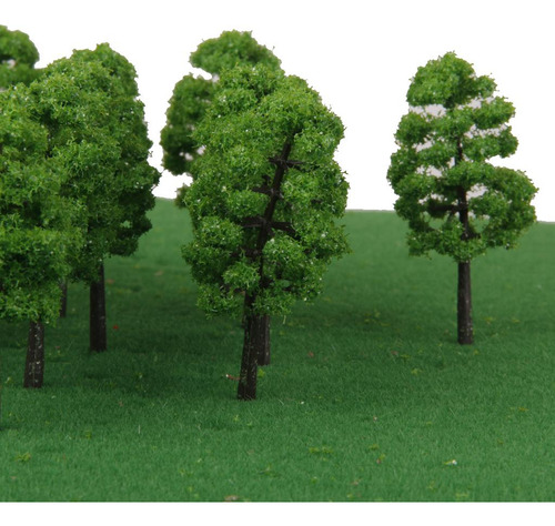 20 Paisaje Paisaje Árboles Modelo Tren Wargame Diorama N