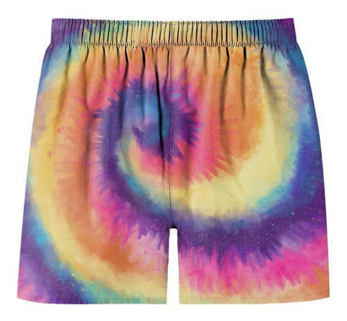 Imagem 2 de 4 de Cueca Samba Canção Tie Dye Hippie Tumblr Psicodelico Verão
