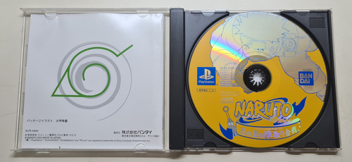 Naruto Shinobi No Sato No Jintori Kassen Ps1 Original Jp