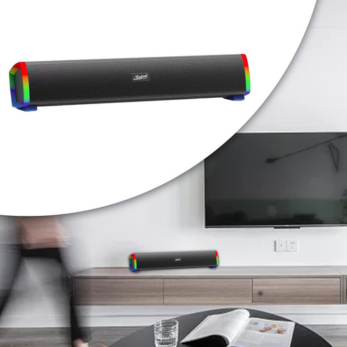 Alto-falantes Para Computador Home Theater Rgb Luzes