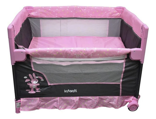 Cuna Corral Infanti Silver Conejos