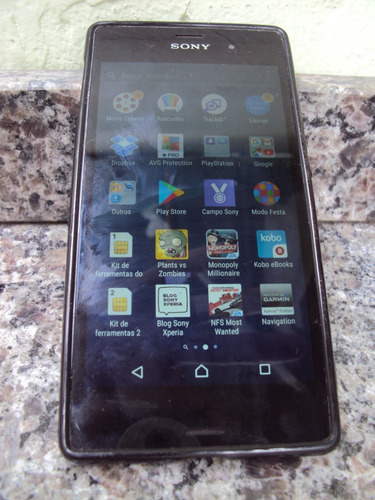 Celular Sony Z3 D6633 Display Trincado Original + Garantia