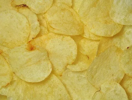 2,7kg Batata Frita Chips Lisa Para Revenda Sem Sal Na Caixa