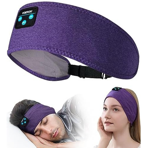 Sleep Headphones Bluetooth Headband - Adjustable Wirele...