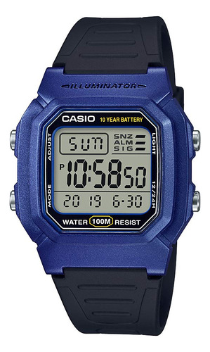 Reloj Casio W-800hm-2avcf Classic Digital Quartz Para Hombre