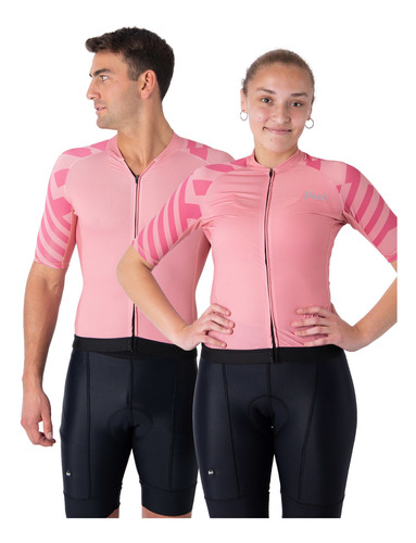 Remera Pavé Arabic Unisex Ciclismo Rosa