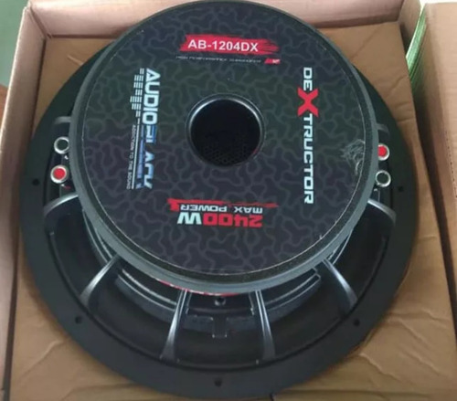 Subwoofer 12 Pulgadas Doble Bobina Audioblack Ab-1204dx Negro (Usado)