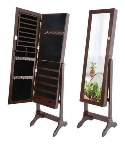 Espejo Free Standing Full Length Mirror Jewelry Cabinet