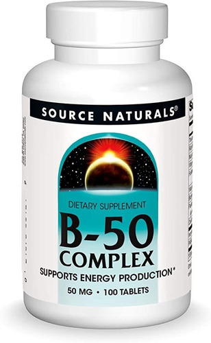 Source Naturals B-50 Complejo, Sn, 100, 1