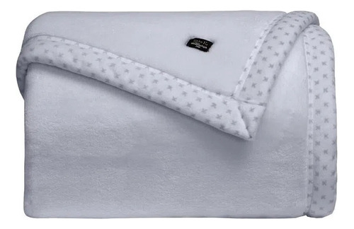 Cobertor Blanket High 700 Casal Prata 180x220cm - Kacyumara Cor Prateado Desenho Do Tecido Liso