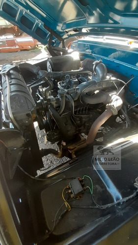 Imagem 4 de 15 de Ford F-4000 4x2 Com Carroceria De Madeira - 91/92