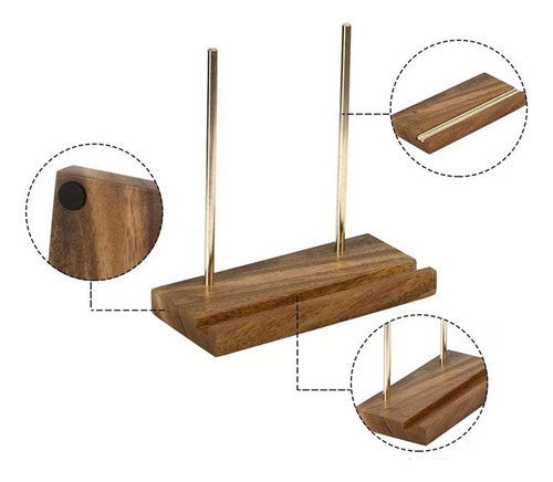 Dispensador De Rollo De Papel Para Encimera Con Soporte