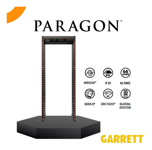 Arco Detector De Metal Paragon - 66 Zonas De Detección