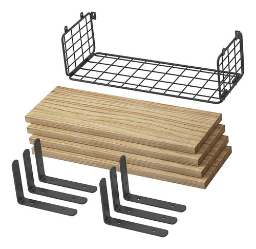 Estantes Flotantes Para Baño Con Canasta De Almacenamiento