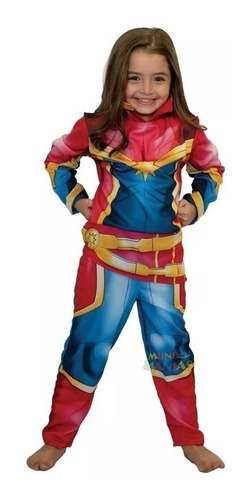 Disfraz Capitana Marvel Talle 0, 1 Y 2 Original New Toys