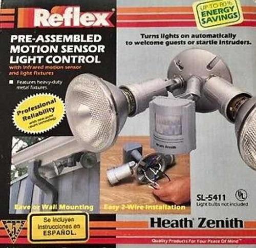 Lámpara Con Sensor Infrarrojo/movimiento Reflex Heath Zenith