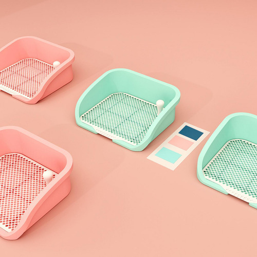 Vaso Higiênico Para Cães Bandeja Para Fazer Xixi Suporte