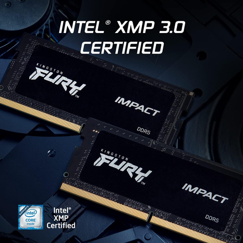 Kingston Fury Impact 32gb (2x16gb) 6400mt/s Cl38 Ddr5 Sod...