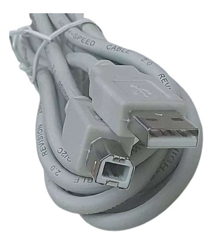 Cabo Revision 2.0 Usb P/ Impressora 1,80 Metros Kit C/5 Peça