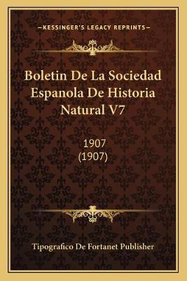 Libro Boletin De La Sociedad Espanola De Historia Natural...