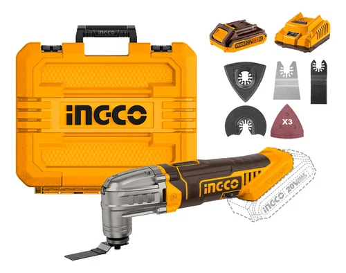Herramienta Oscilante Multiuso 20v Bat+ Carg Ingco