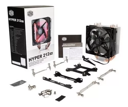 Cpu Disipador Cooler Master Hyper 212 Led 1151/am4/2066 Pc