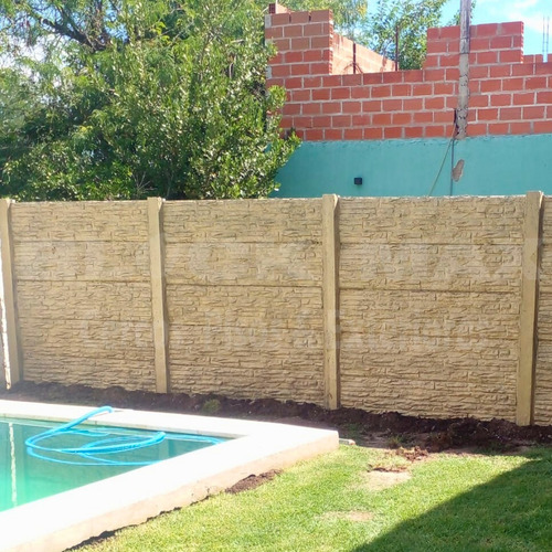 Muro Perimetral Premoldeado Tipo Piedra Serrana