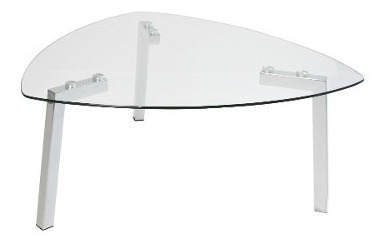 Imagen 2 de 5 de Mesa De Centro Trio - Cristal Templado Y Acero Inoxidable Kë