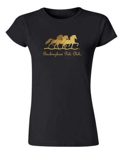 Playera Deportiva Mujer Buckingham Polo Club Caballos