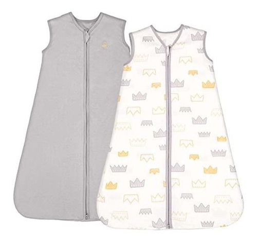 Saco De Dormir Tillyou - Algodón, Bebé 18-24 Meses, Gris