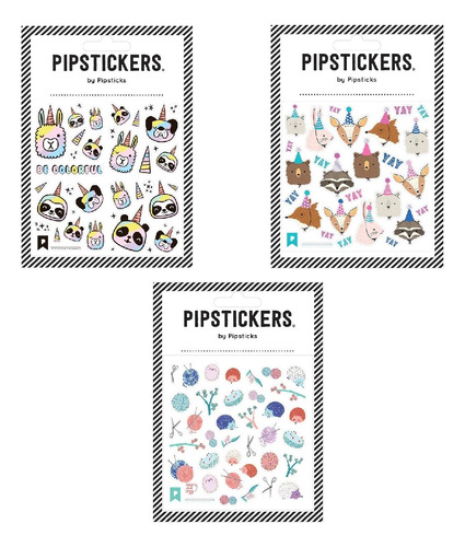 Pack X3 Stickers Pipsticks