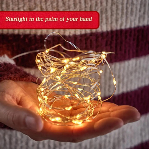 Sensor De Som De Natal O8diy Com Luz Decorativa De Corda Led