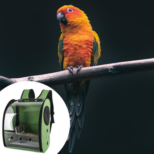 Mochila Portátil Para Pássaros, Gaiola De Papagaio De