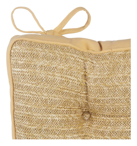 Klear Vu Raffia - Juego De 2 Cojines Para Asiento Y Respaldo