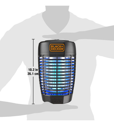 Repelente De Mosquitos Bug Zapper Black+decker Para Exterior