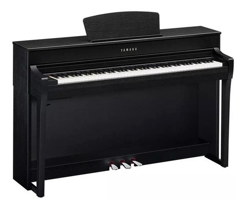 Piano Digital Yamaha Clp-735b Bra Black Com 88 Teclas Bivolt