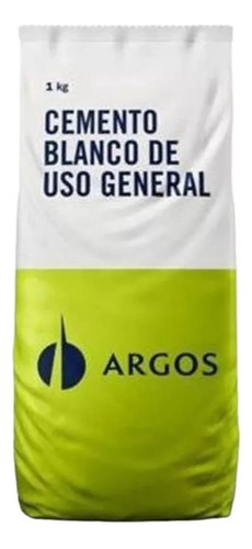 Cemento Blanco 1 Kg Argos - m a $12800