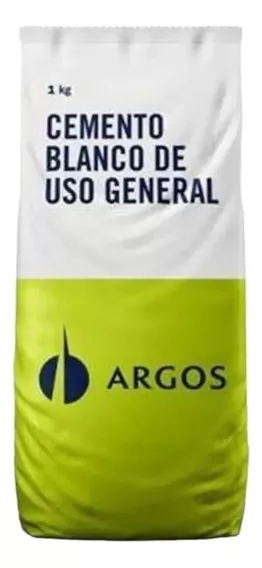  Cemento Blanco 1 Kg Argos - m a $12800