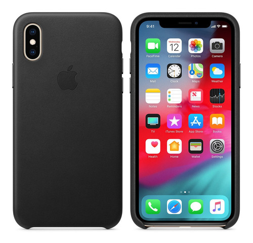 Imagen 5 de 6 de Protector Cuero Original Apple Leather Case iPhone X Xs 5.8