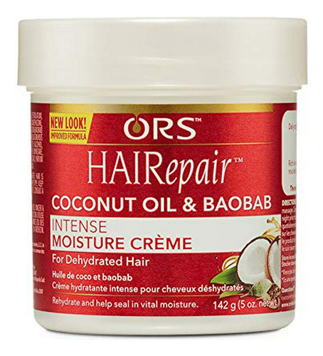 Crema Intensiva De Coco Y Baobab  Hairepair 5 Oz (paquete De