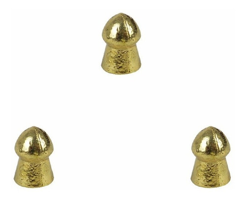 Kit 05 Chumbinho Technogun 5.5mm 250un.