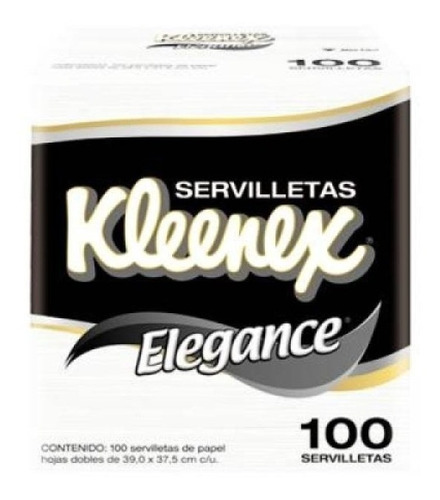 Servilleta Kleenex Elegance Caja Con 6 Paq De 100 Pz