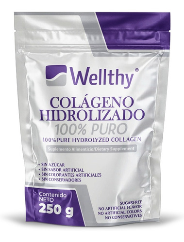 Colageno Hidrolizado Puro 250g Wellthy Se